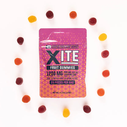 Delta 9 XITE THC Fruit Gummies