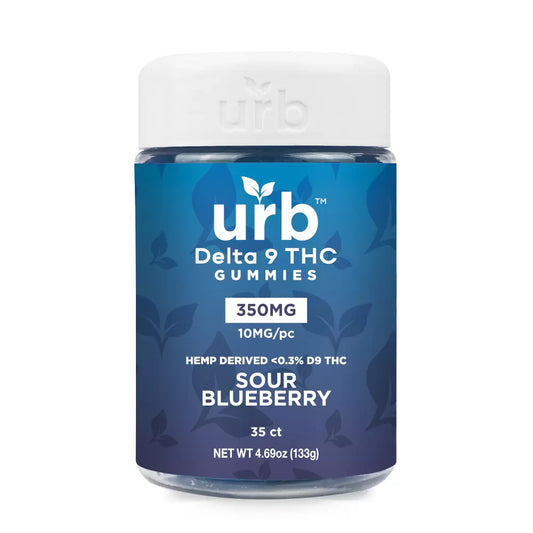 URB Delta 9 THC Gummies 350MG – Sour Blueberry