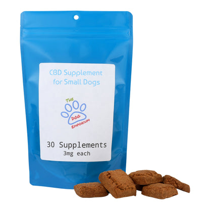 Hemp Extract Chews for Small Dogs Peanut Butter Banana